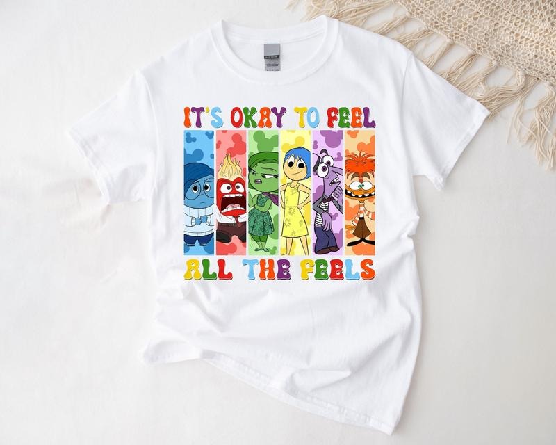 It's Okay To Feel All The Feels Shirt,  Mental Health Matter Shirt, Para BCBA ABA, Speech Therapy Shirtstyle{n002}2