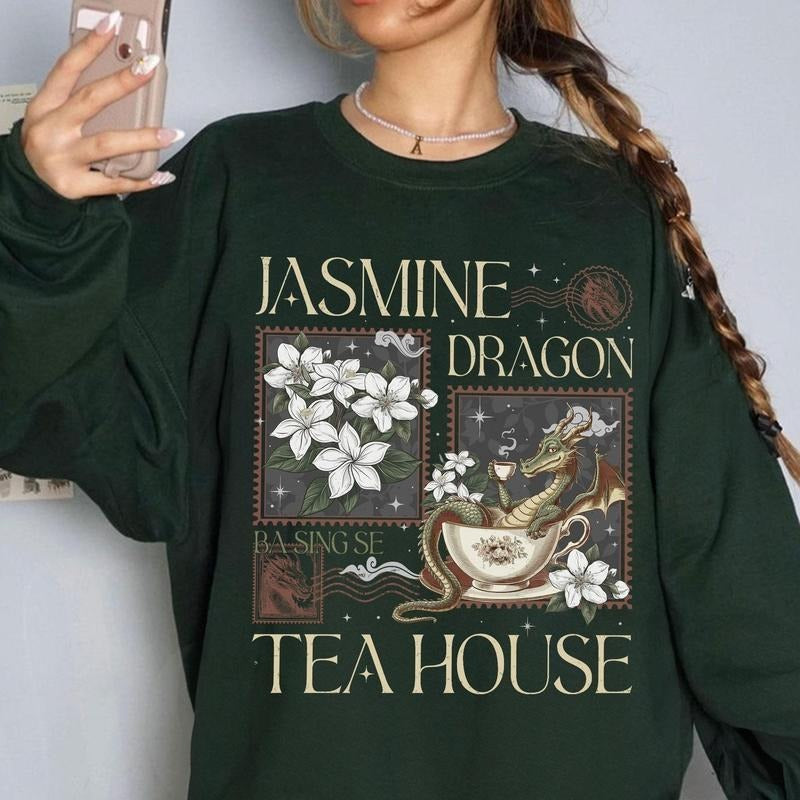 Jasmine Dragon Tea Shop Shirt, Uncle Iroh Shirt, Anime Lover's Gift, Uncle Iroh Tea Shop Inspired Shirt, Avatar T-Shirt, Sweatshirt, Hoodie