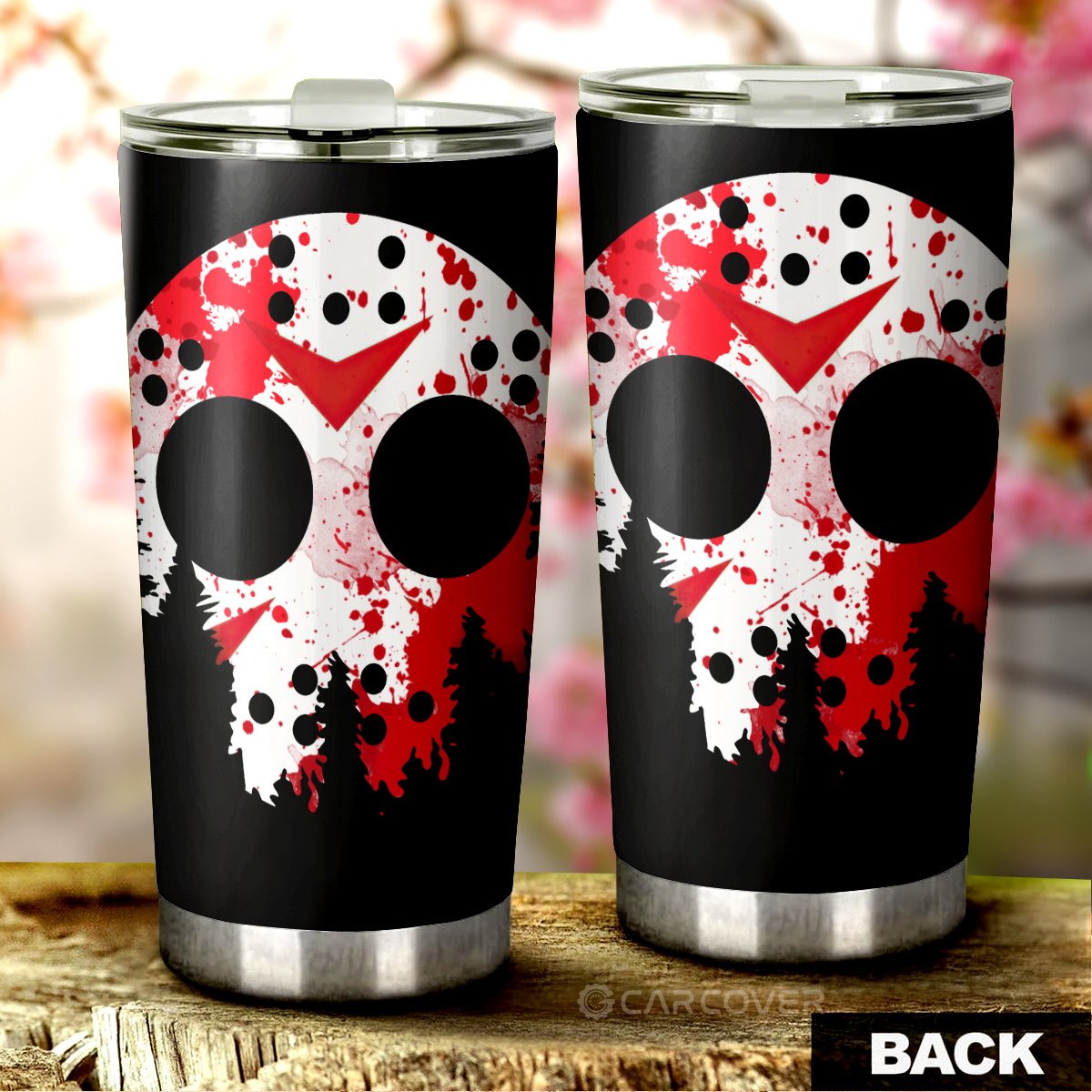 Jason Tumbler Cup Custom Car Accessories Creepy Halloween Decorations