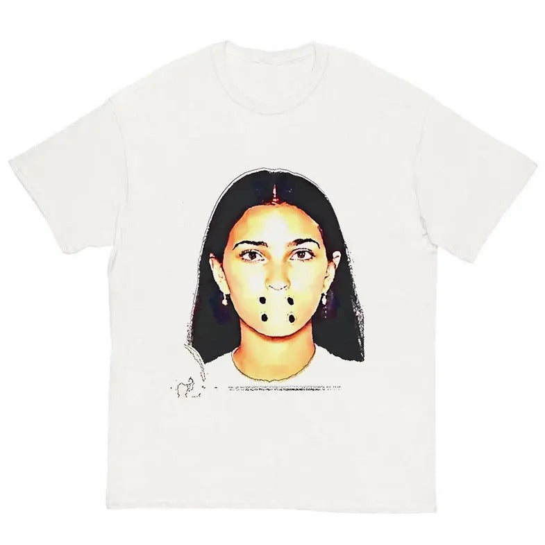 Ken Carson A Great Chaos Album T Shirt Crew Neck Casual Cotton Classic Fabric