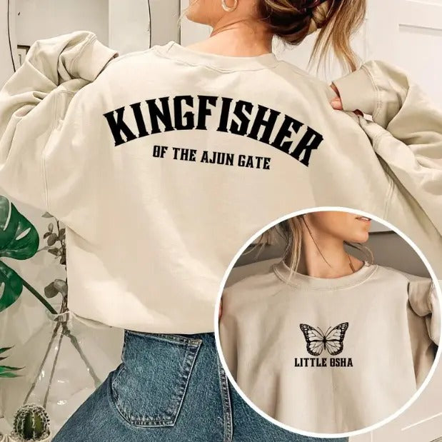 Kingfisher Sweatshirt For Fan, Quicksilver Callie Hart Shirt, Little Osha Fantasy Romance Apparel, Merch Gift for Book Lovers