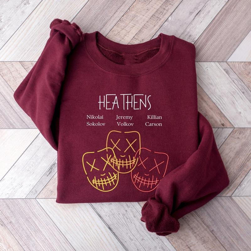 Legacy of Gods Sweatshirt, Killian Carson Hoodie, Book Merch, Rina Kent, Dark Romance Book Merch, Smut Unisex Soft Comfort Crewneck Pullover Long Sleeves Graphic Fabric Sweater
