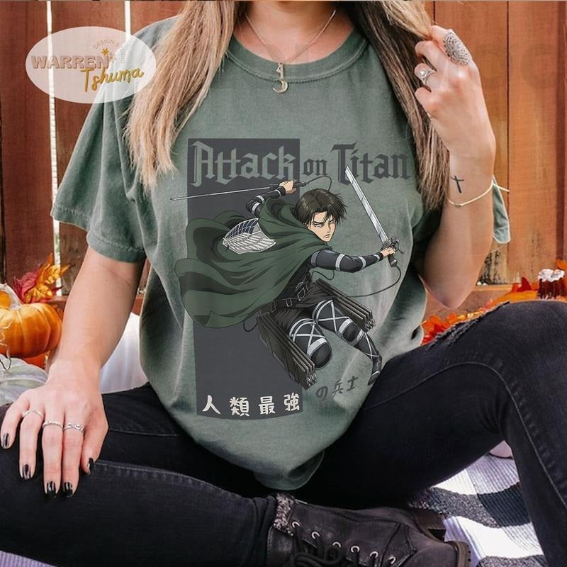 Levi Ackerman AOT season 4 Shirt, Captain Levi Shirt, Anime Lover Shirt Sweatshirt, Hoodie, Comfort Colors