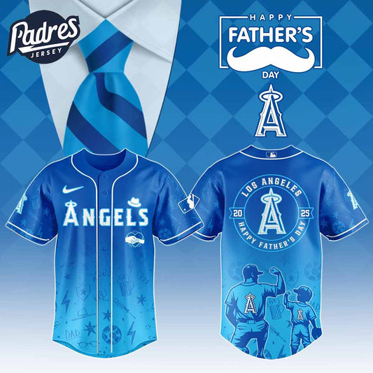 Los Angeles Angels MLB x Fathers Day Baseball Jersey - Padres Jersey Oasis: Elevate Your Baseball Style Game