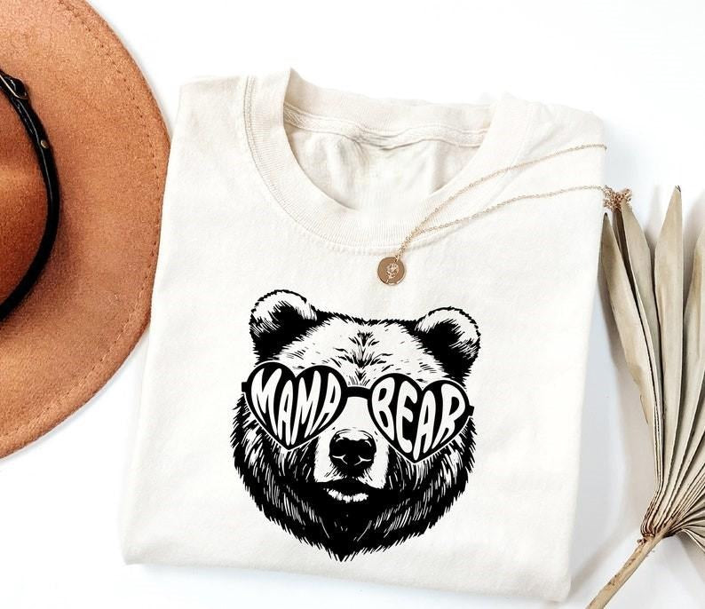 Mama Bear Tshirt, Mothers Day Gift, Mothers Day T-Shirt, New Mom Shirt, Cute Mama Tee, Cute Mama Gift, Mom Life Shirt