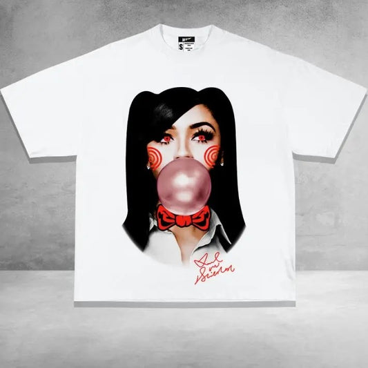 Mariahh TS Bumble Graphic Tee, Annabellee Halloween Shirt