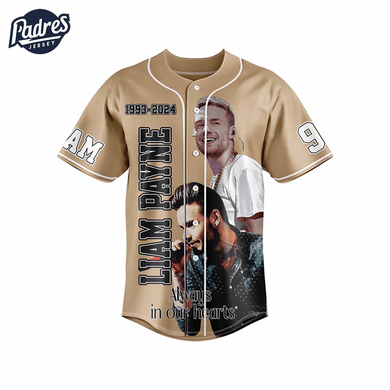 Music Liam Payne 1993-2024 Baseball Jersey - Padres Jersey Oasis: Elevate Your Baseball Style Game