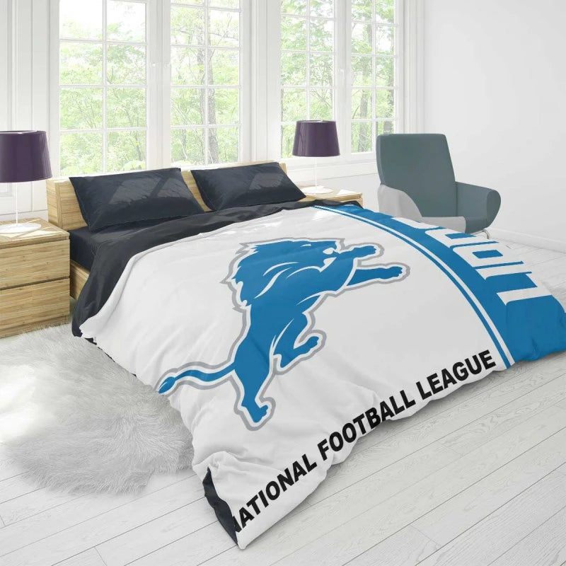 NFL Detroit Lions Bedding Duvet Cover
