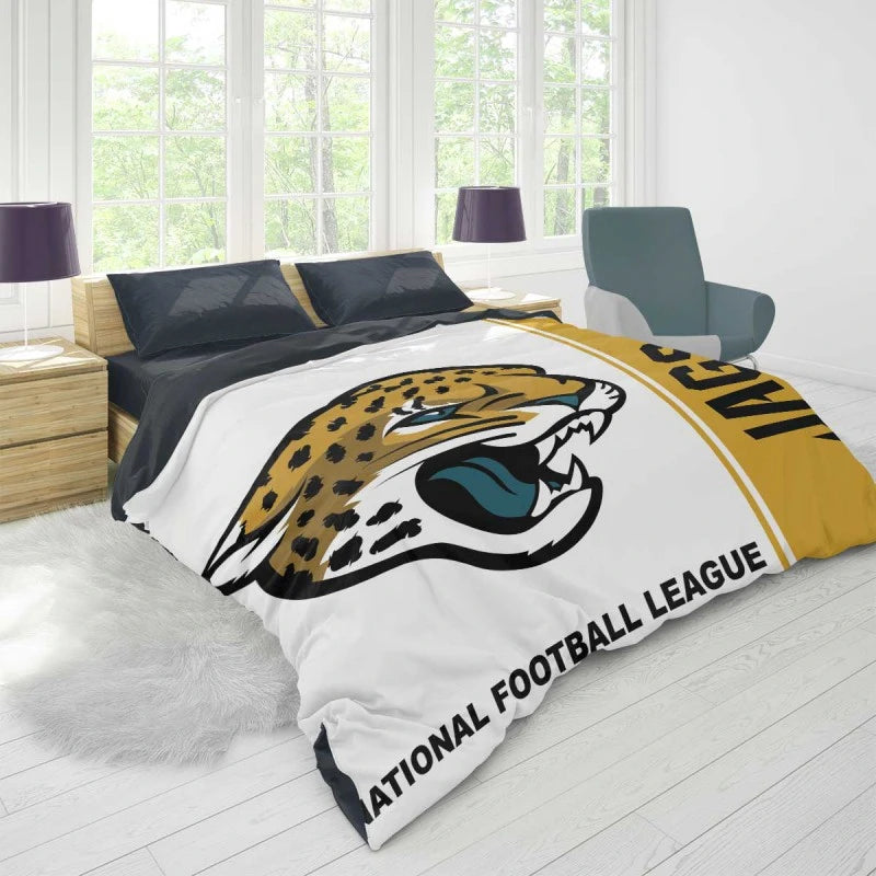 NFL Jacksonville Jaguars Bedding Duvet Cover