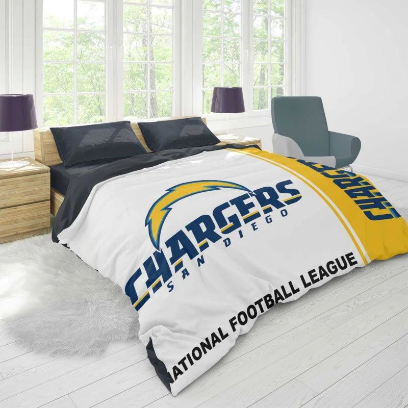NFL Los Angeles Chargers Bedding Duvet Cover