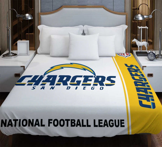 NFL Los Angeles Chargers Bedding Duvet Cover