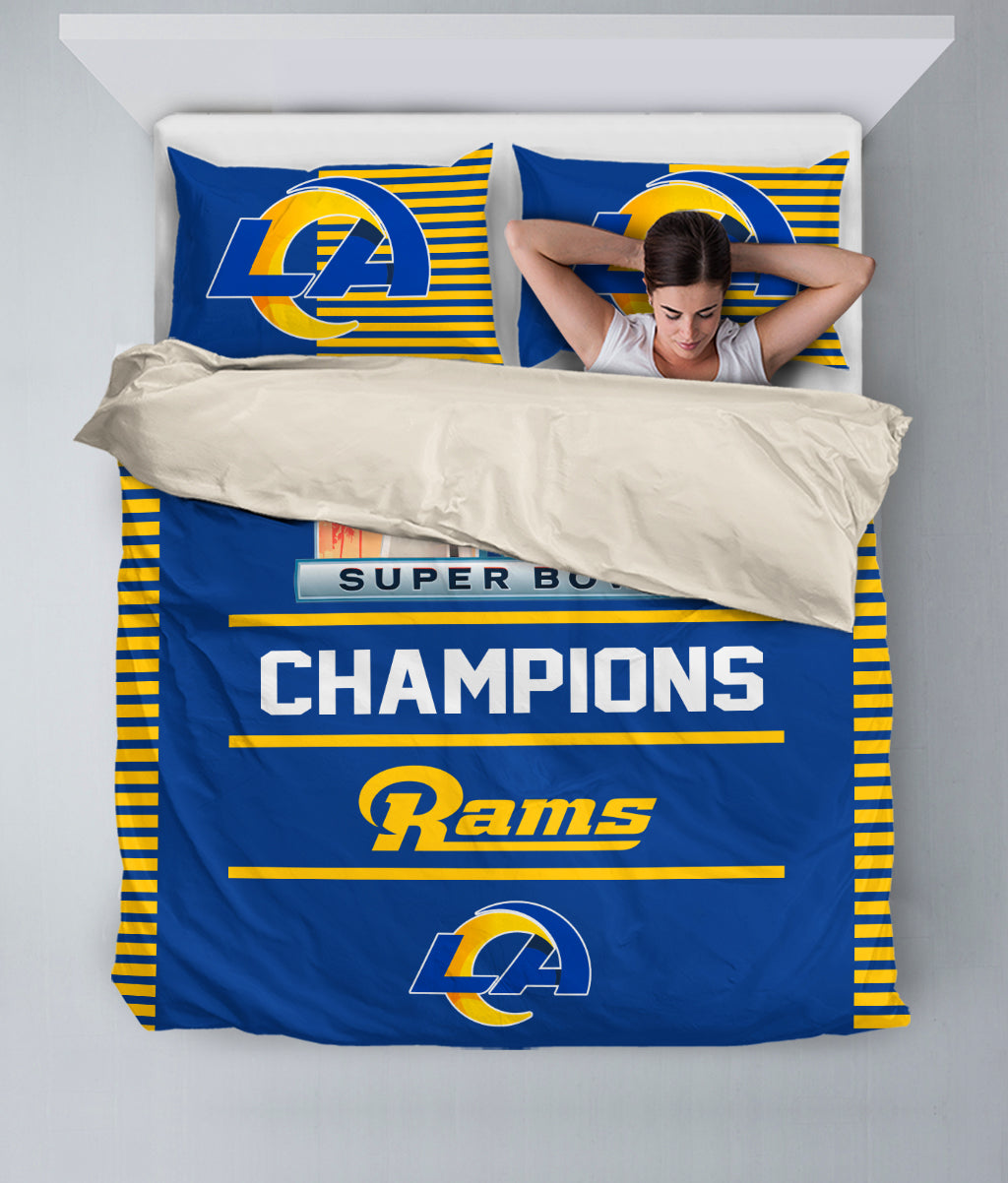 NFL Los Angeles Rams Super Bowl LVI Champions Bedding Set