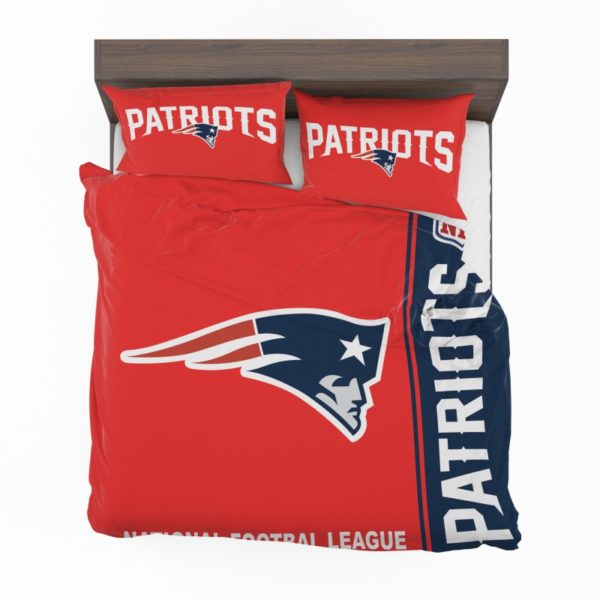 NFL New England Patriots Red Bedding Set