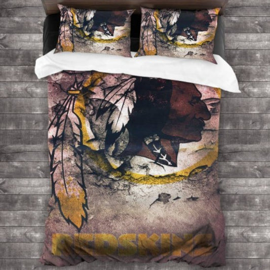 NFL Washington Redskins Washed Microfiber Bedding Set