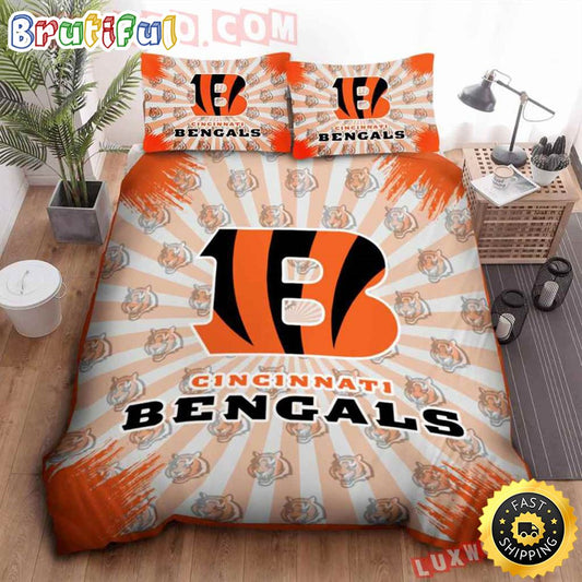 NFL Cincinnati Bengals Light Orange Bedding Set