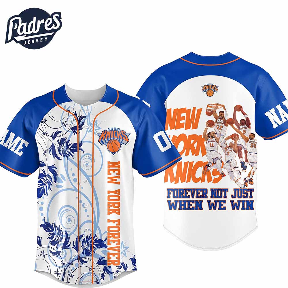 New York Knicks NBA Baseball Jersey Outfit 2025 - Padres Jersey Oasis: Elevate Your Baseball Style Game