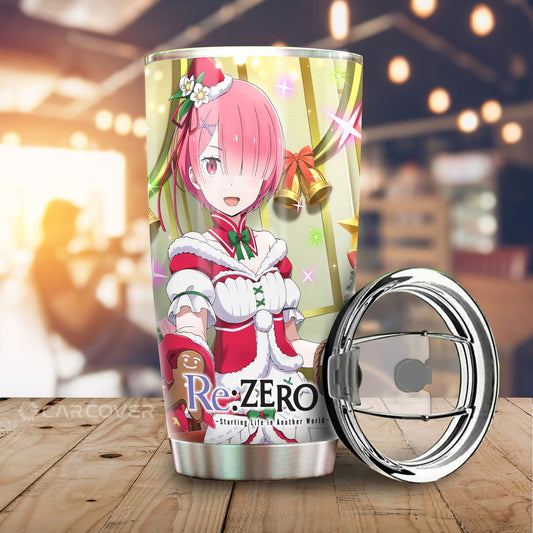 Re:Zero Ram Tumbler Cup Custom Christmas Anime Car Accessories
