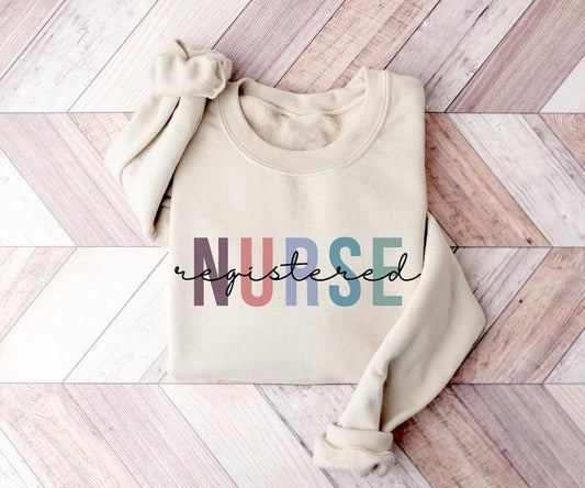 Registered Nurse Sweatshirt, Registered Nurse Sweater, RN Sweatshirt, Nurse Graduation Gift Idea, Gift For Student Nurse, New Nurse Gift, Nurse Shirt