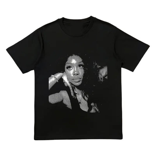 SZA Classic Print Women Tank Tops Sleeveless Pullover Hipsters Hip Hop Streetwear Y2K Clothing BABY TEE