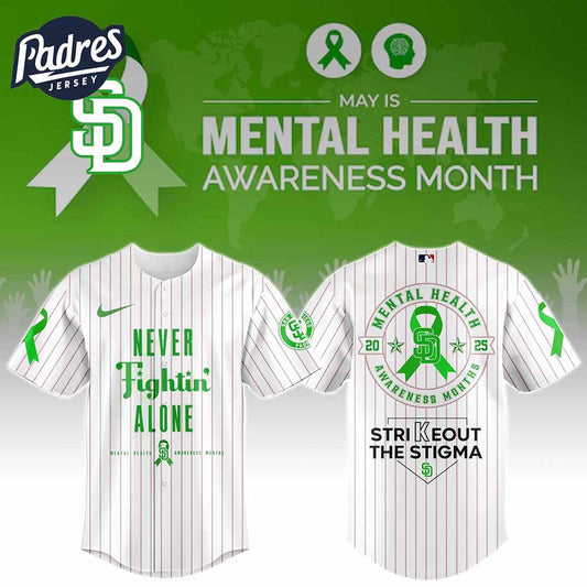 San Diego Padres MLB x Special Mental Health Awareness Week Baseball Jersey - Padres Jersey Oasis: Elevate Your Baseball Style Game