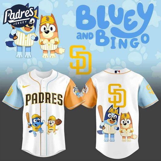 San Diego Padres X Bluey And Bingo Hot 2025 Jersey - Padres Jersey Oasis: Elevate Your Baseball Style Game