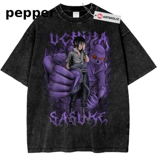Sasuke Uchiha Shirt, Naruto Shirt, Anime Shirt, Vintage T-Shirt Sweatshirt, Hoodie, Comfort Colors