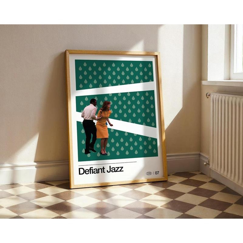 Severance Defiant Jazz PRINT - severance, severance poster, severance print, severance gift, lumon, milchick, helly r, defiant jazz