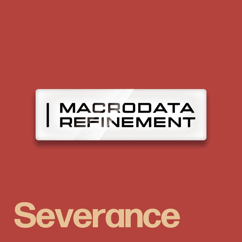 Severance Macrodata refinement,Severance Separation Chip Chips Refrigerator Magnet,Resignation Severance, American Drama Lumon Logo Refrigerator Magnet