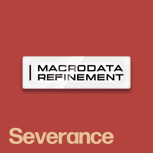 Severance Macrodata refinement,Severance Separation Chip Chips Refrigerator Magnet,Resignation Severance, American Drama Lumon Logo Refrigerator Magnet