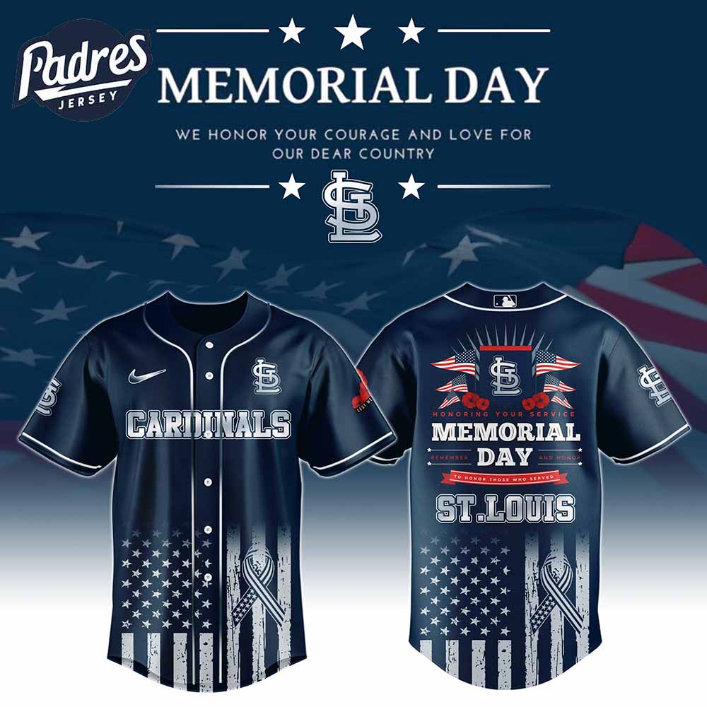 St Louis Cardinals Special Memorial Day Baseball Jersey - Padres Jersey Oasis: Elevate Your Baseball Style Game