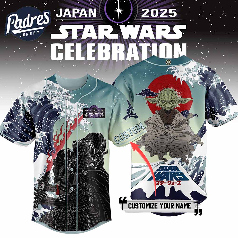 Star Wars Japan Celebration Movie Baseball Jersey - Padres Jersey Oasis: Elevate Your Baseball Style Game
