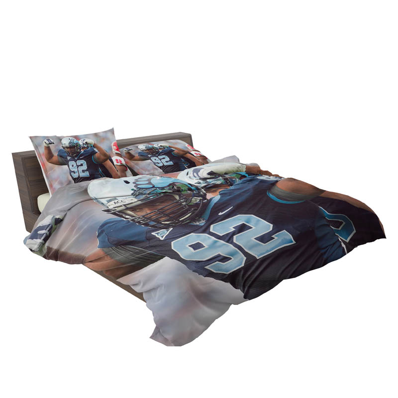 Sylvester Williams North Carolina Detroit Lions Nfl Bedding Set