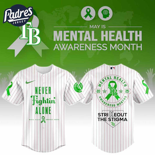 Tampa Bay Rays MLB x Special Mental Health Awareness Week Baseball Jersey - Padres Jersey Oasis: Elevate Your Baseball Style Game