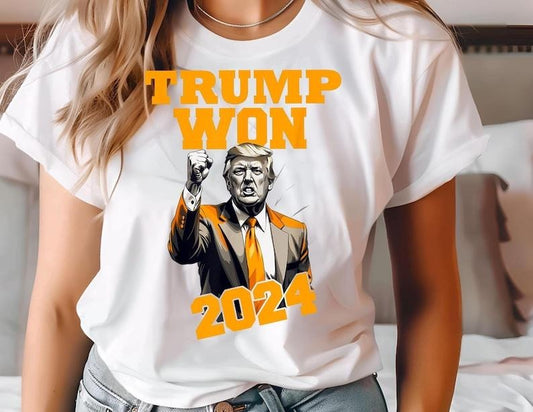 Trump Won Again Shirt, Trump T-Shirt, Election Shirt, After Election Shirt, Trump 2024 Shirt, Republican Shirt, Donald Trump 47th President.