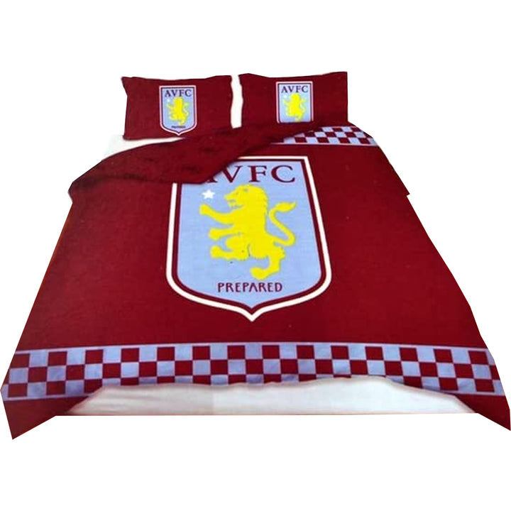 Aston Villa FC Claret Blue Bedding Set V1