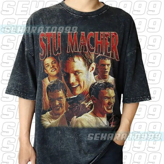 Vintage Stu Macher Tshirt, Vintage 90s Bootleg Classic Graphic, Matthew Lillard Retro Bootleg Rap Shirt, Scream Horror Movie Tshirt Cotton Womenswear