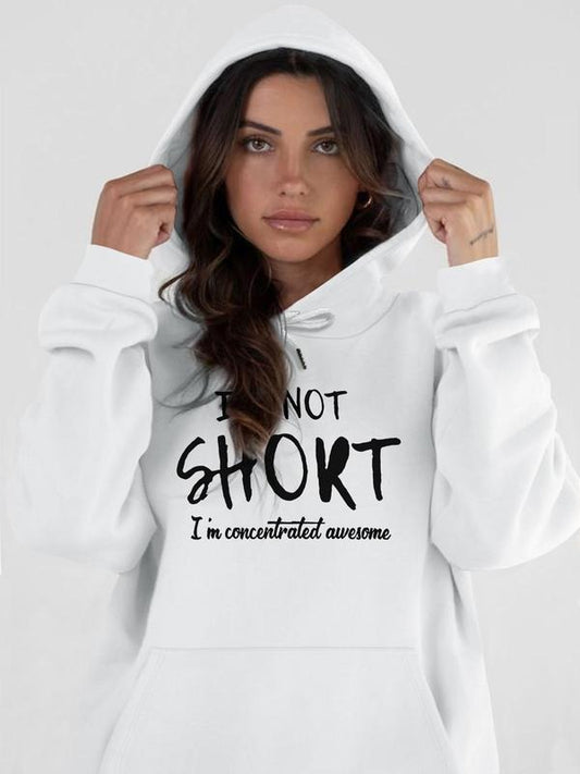 Women's Letter Print Drawstring Pocket Hoodie, Casual Long Sleeve Hooded Top for Daily Wear, Ladies Clothes for All Seasonsstyle{n002}2