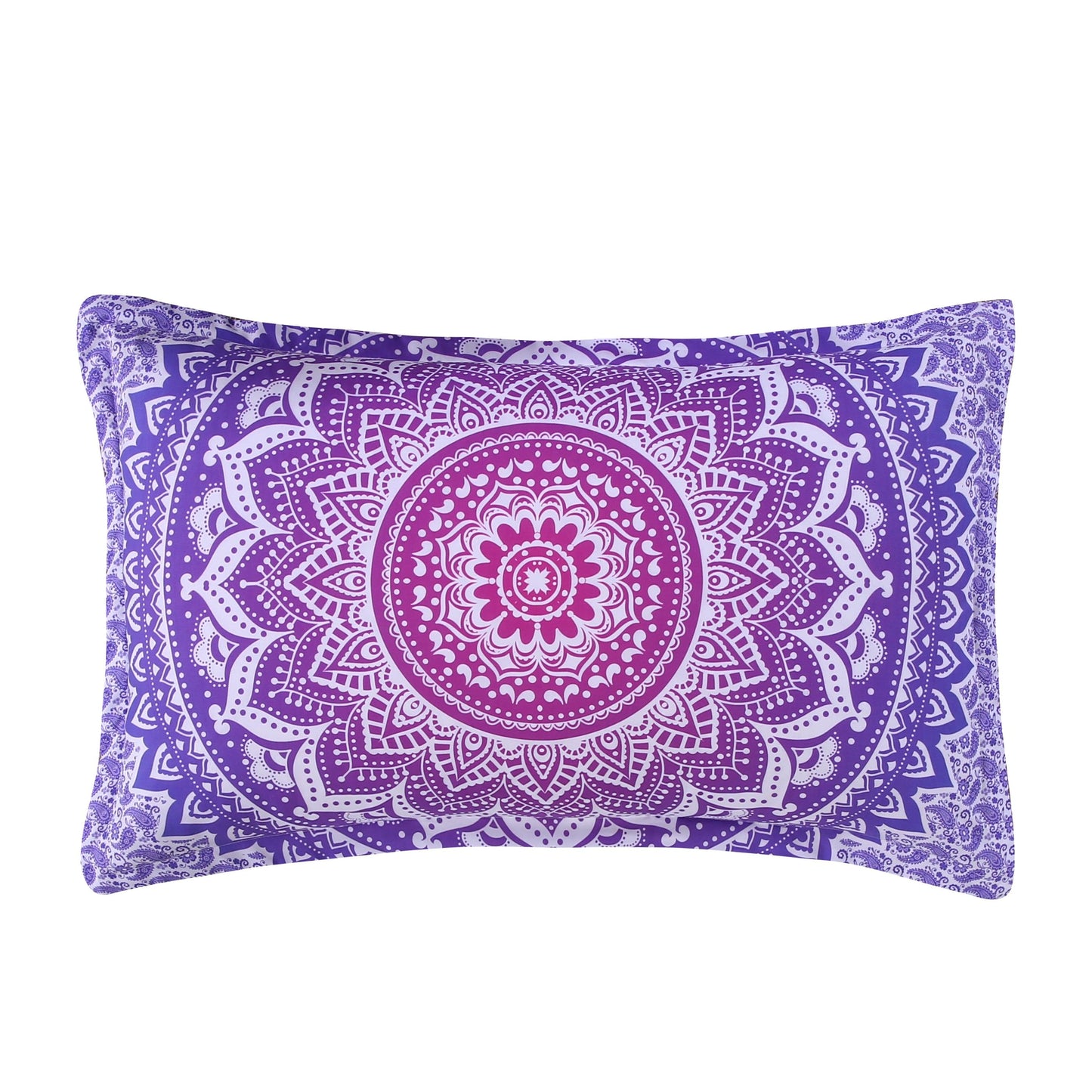 3D Bohemian Purple Quilt Cover Set Bedding Set Pillowcases 22