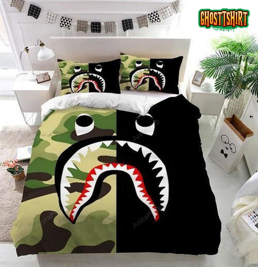 A Bathing Ape Logo Duvet Cover Bedding Set