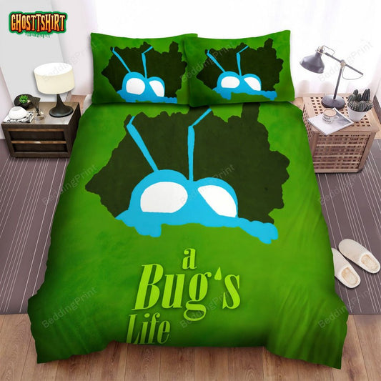 A Bug’s Life Movie White Eyes Poster Bed Sheets Duvet Cover Bedding Set