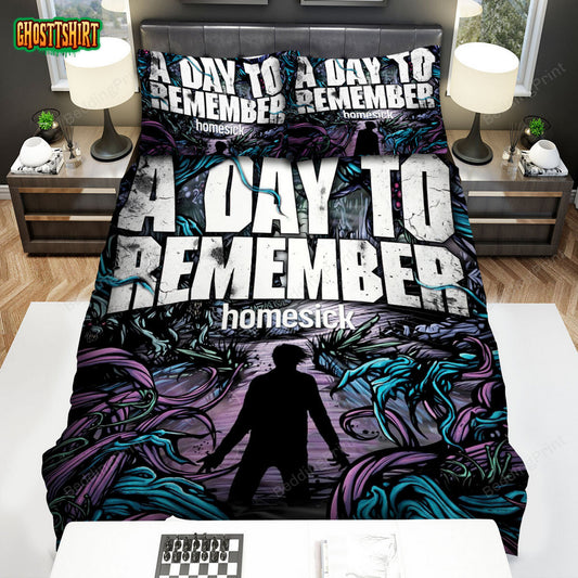 A Day To Remember Album Cover Homesick Bed Sheets Spread Duvet Cover Bedding Set