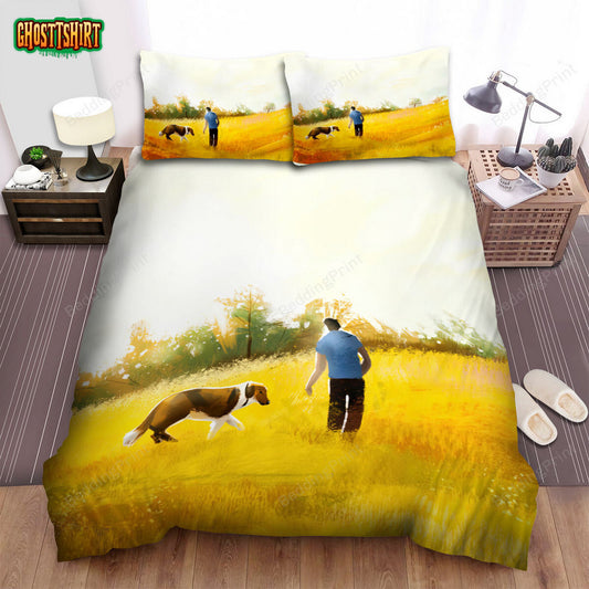 A Dog's Journey (2019) Movie Illustration 2 Bed Sheets Duvet Cover Bedding Set