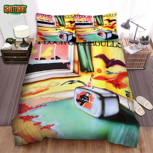 A Flock Of Seagulls Band Album Covers Bed Sheets Spread Comforter Duvet Cover Bedding Set