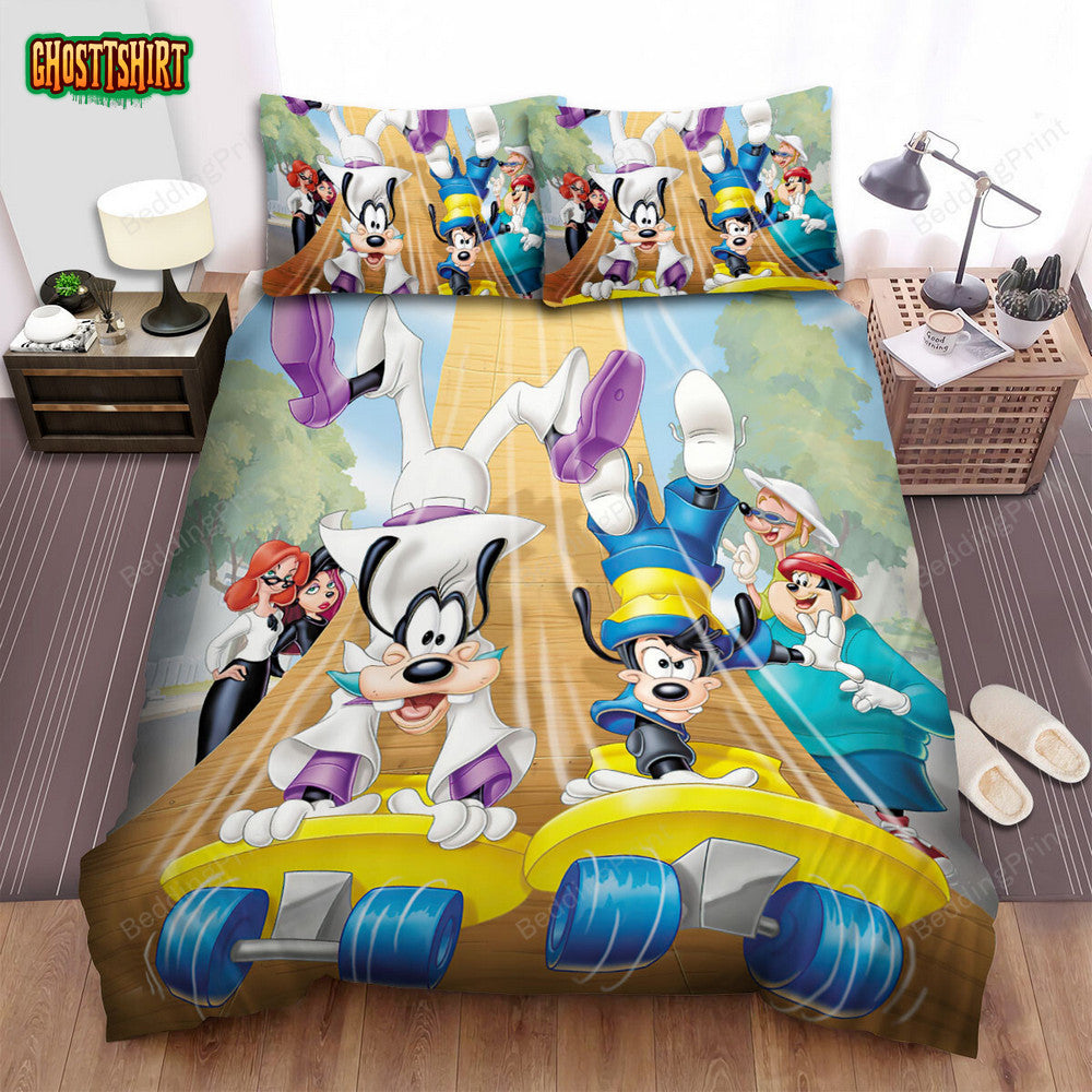 A Goofy Movie (1995) Poster Movie Poster Bed Sheets Duvet Cover Bedding Set Ver 2