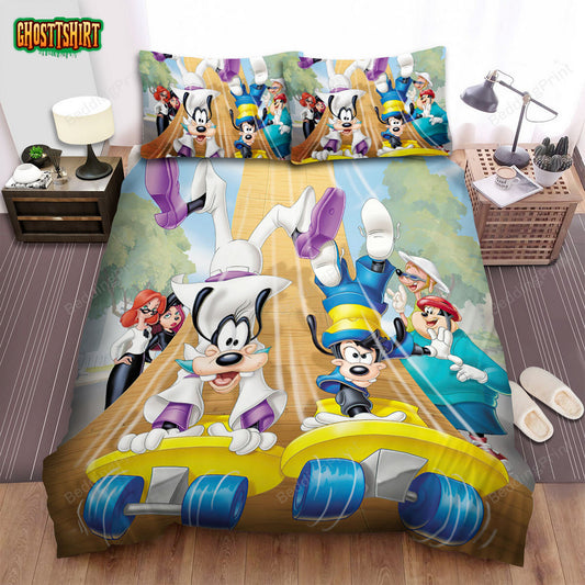 A Goofy Movie (1995) Poster Movie Poster Bed Sheets Duvet Cover Bedding Set Ver 2
