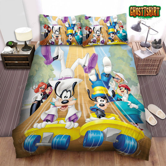 A Goofy Movie 1995 Poster Movie Poster Bed Sheets Duvet Cover Bedding Sets Ver 3