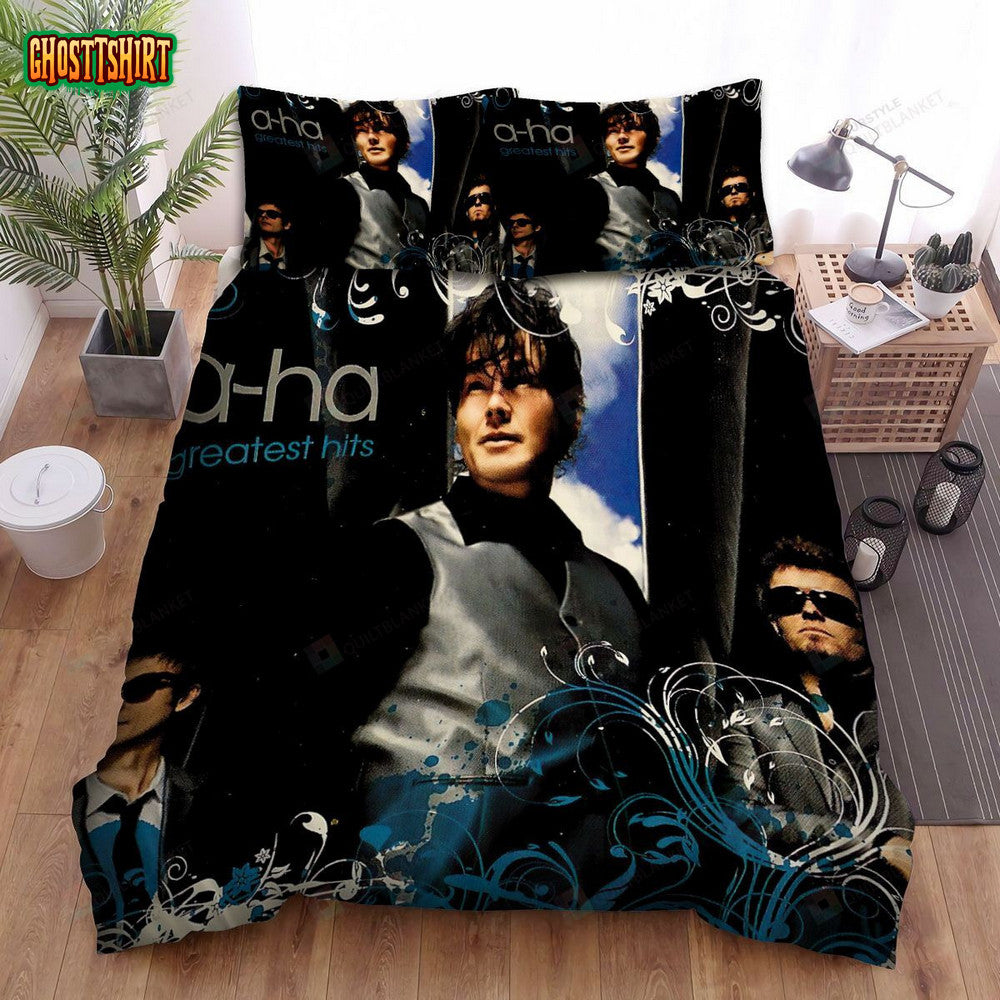 A-Ha Music Band Album Greatest Hits Bed Sheets Spread Comforter Duvet Cover Bedding Set