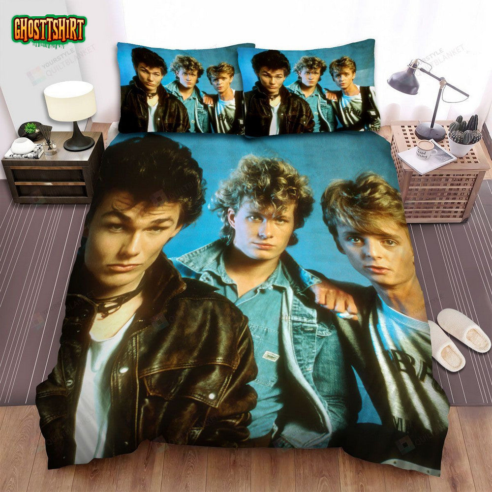 A-Ha Music Band And The Guitar Bed Sheets Spread Comforter Duvet Cover Bedding Set