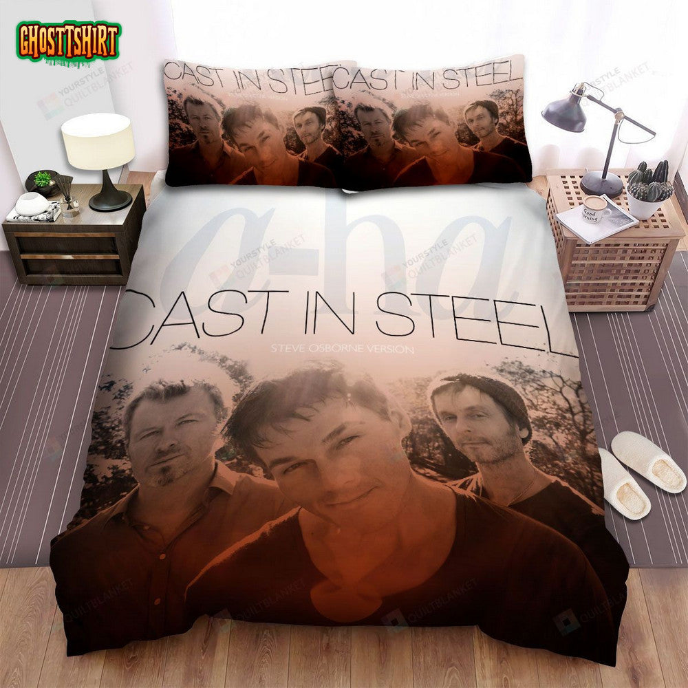 A-Ha Music Band Castin Steel Bed Sheets Spread Comforter Duvet Cover Bedding Set