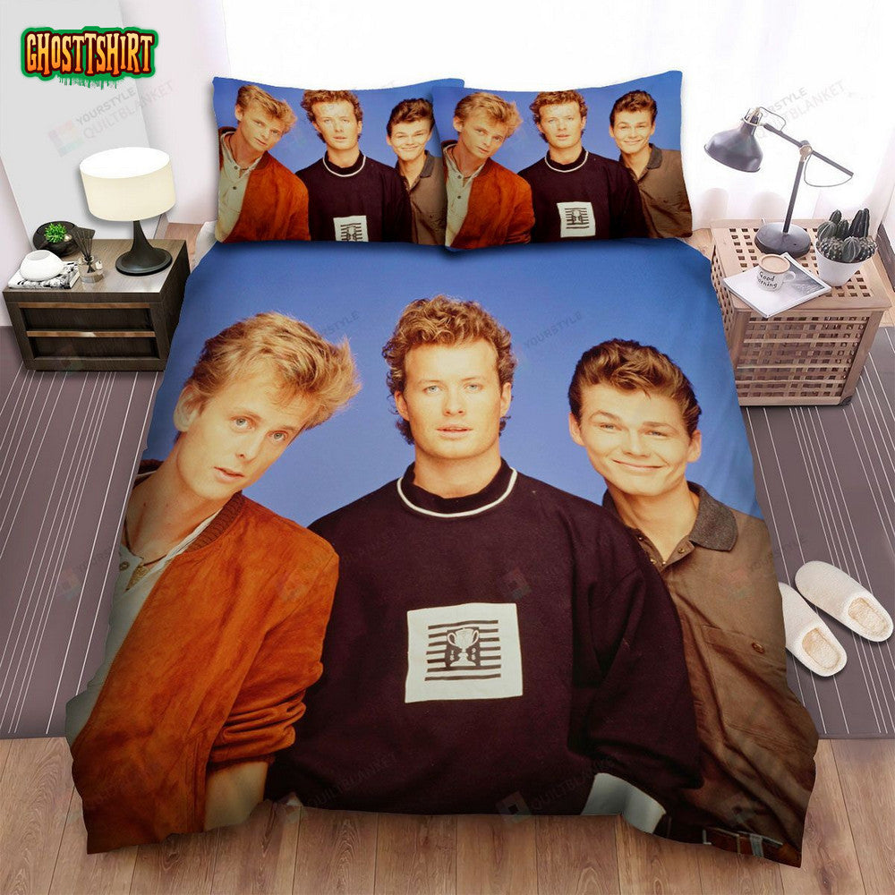 A-Ha Music Band Colorful Photo Bed Sheets Spread Comforter Duvet Cover Bedding Set